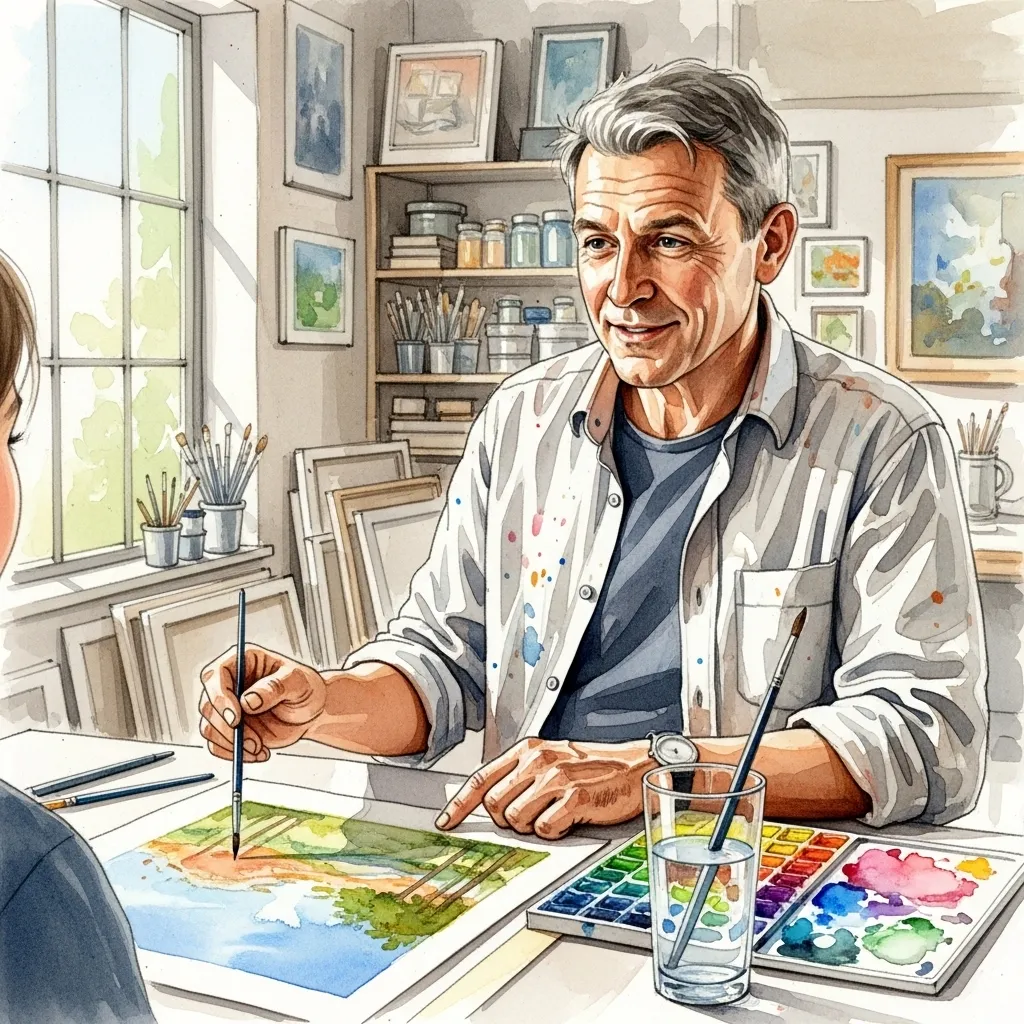 David Chen - Watercolor Instructor